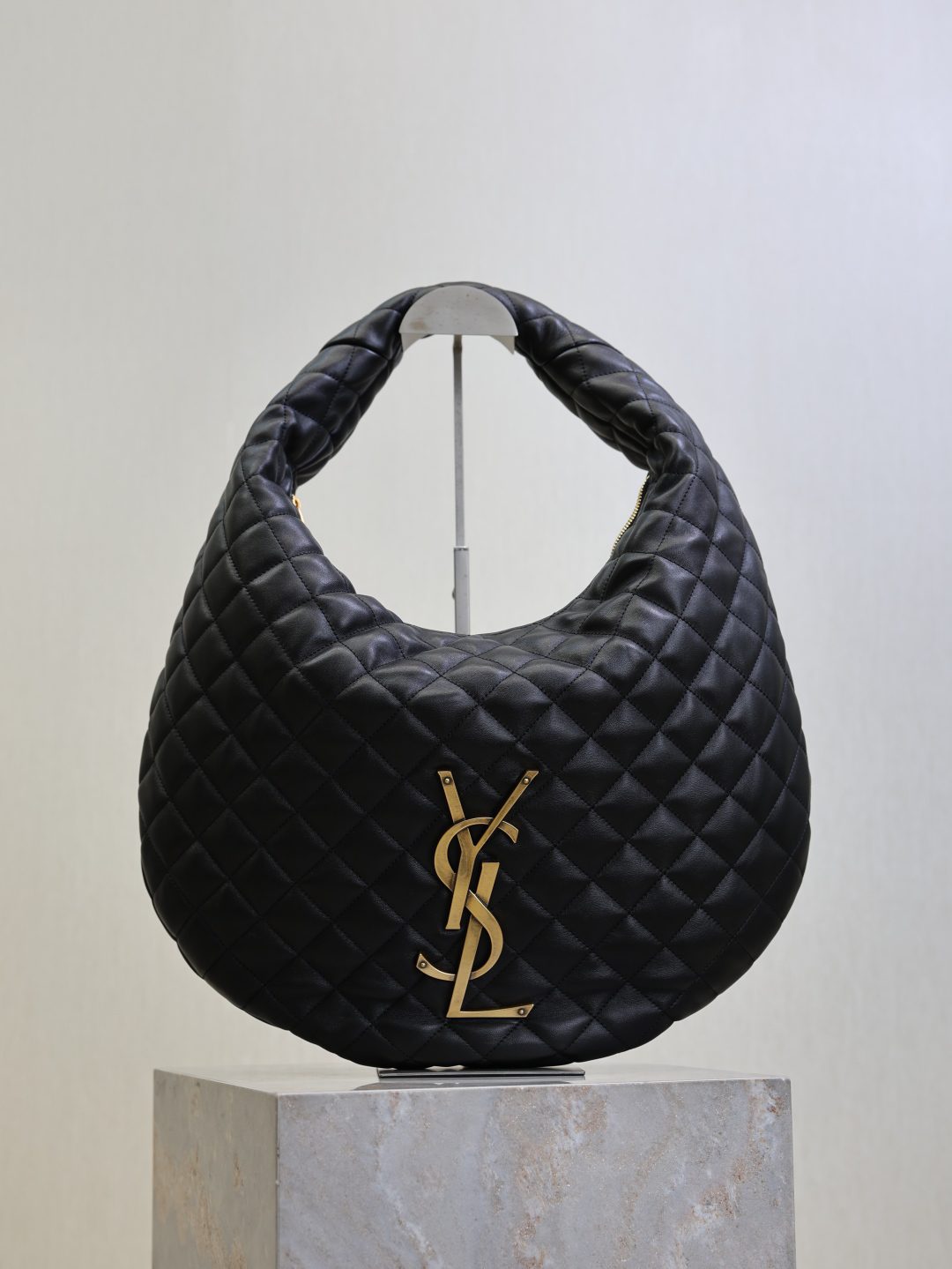 YSL ICARE Hobo Nappa Leather Handbag