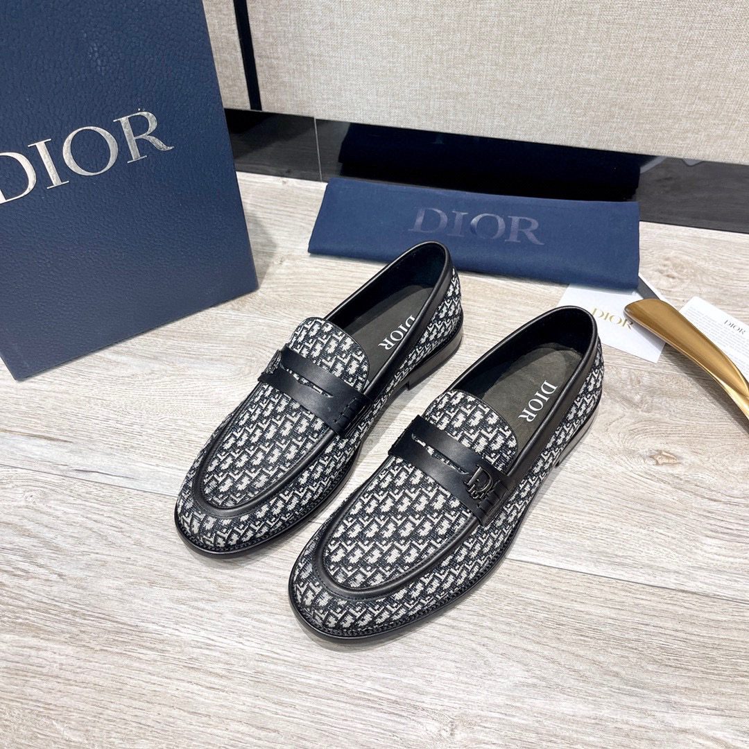 Dior Men's Business Casual Leather Shoes