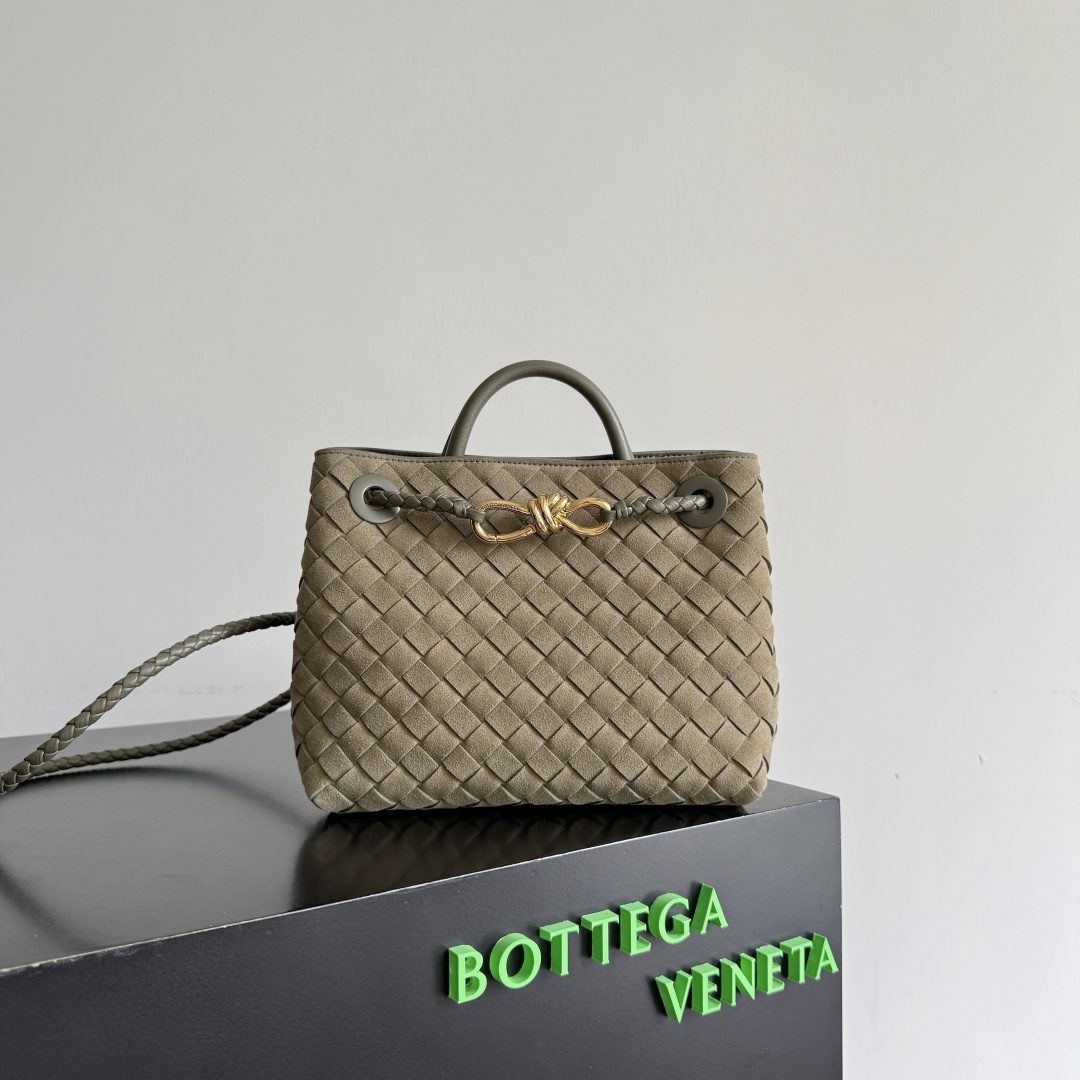 Bottega Veneta Andiamo Woven Handbag 743568