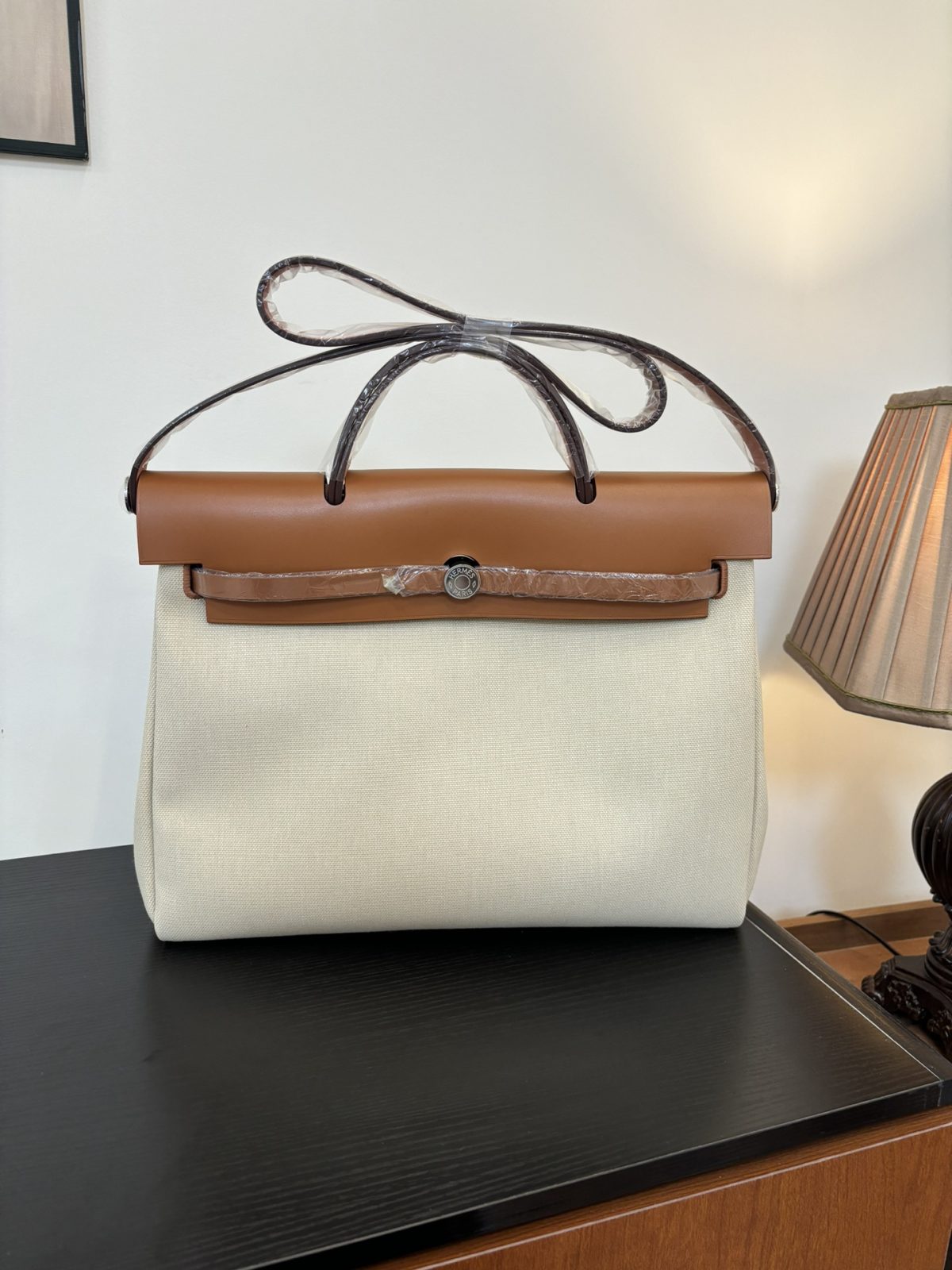 Hermes Canvas Bag 39cm Hand & Shoulder
