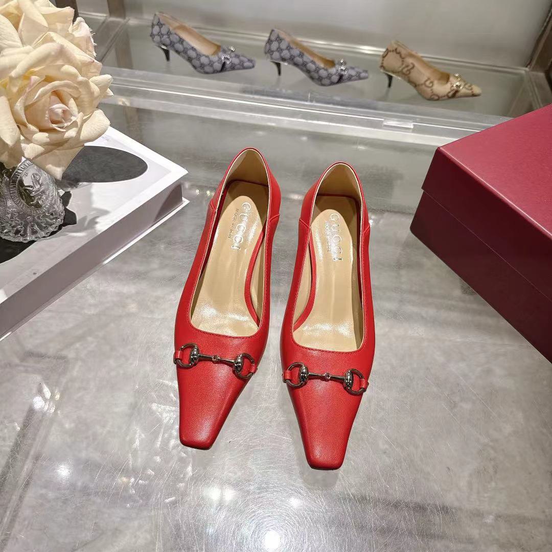 Gucci GG Buckle Heels 5.5cm Women Shoes