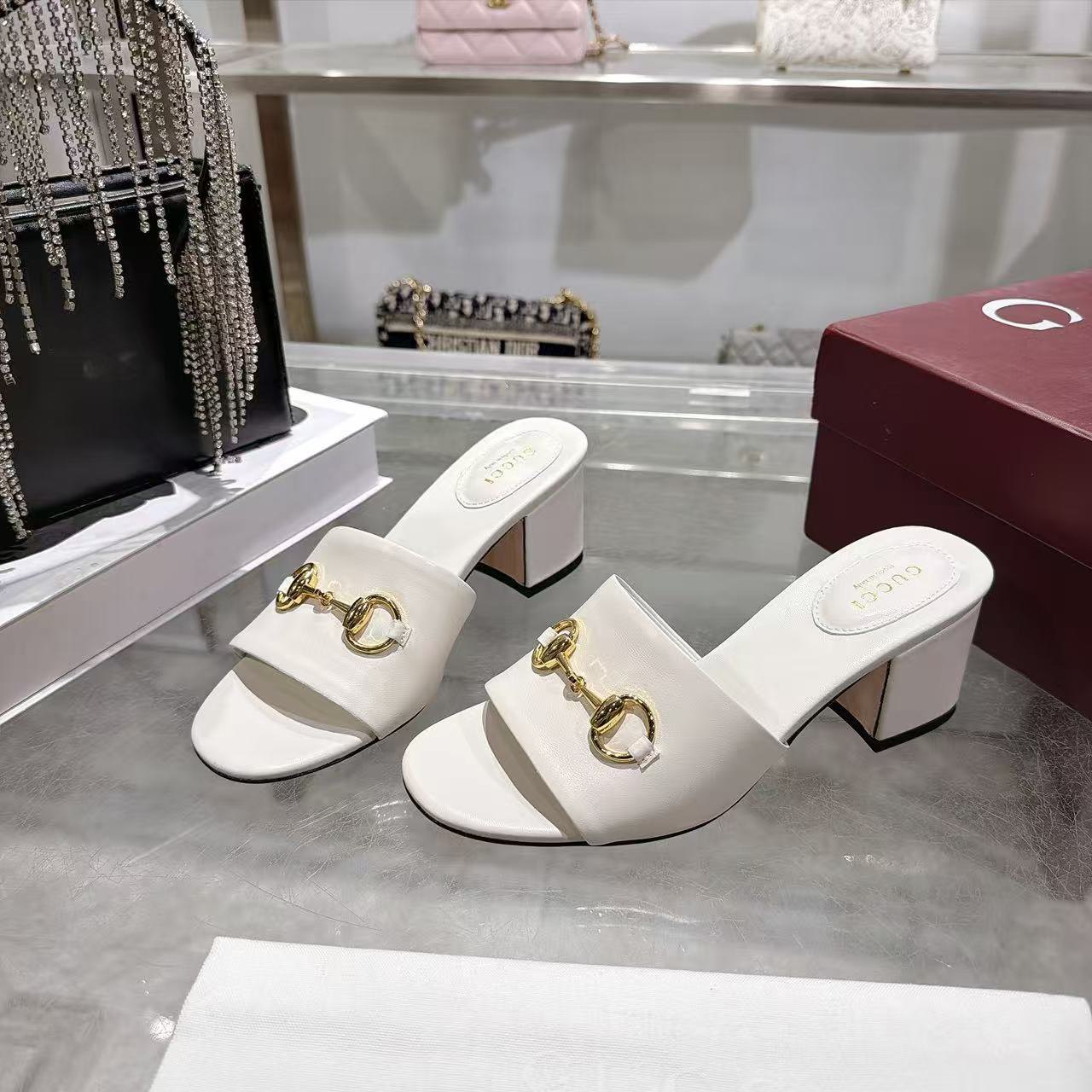 Gucci GG Buckle Women Sandals Heels