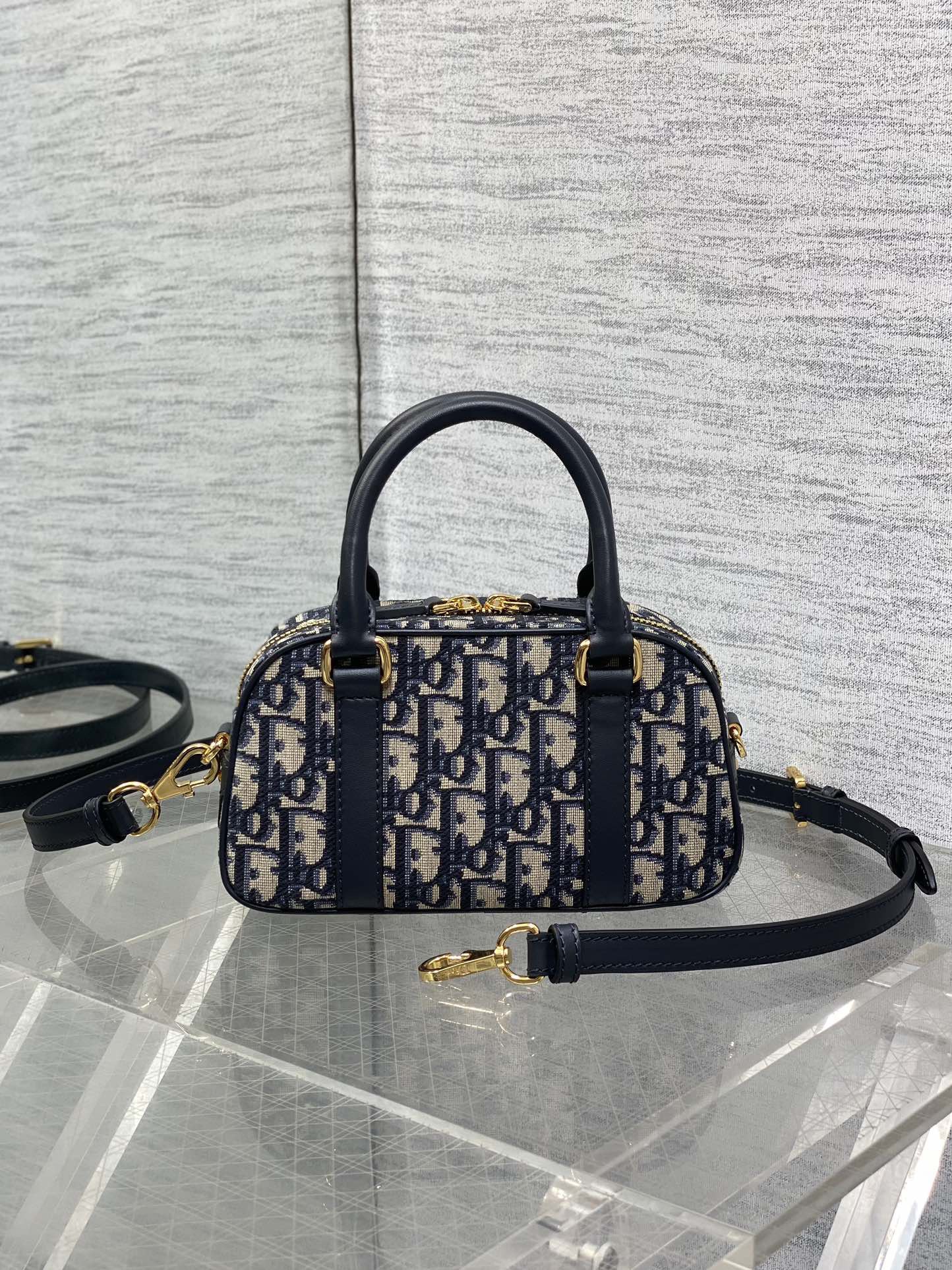 Dior Vibe Small Zip Bowling Bag