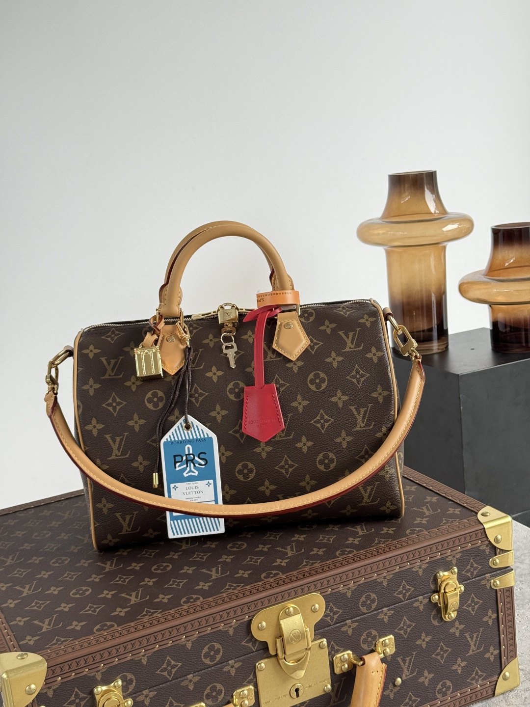 Louis Vuitton Speedy Soft 30 Crafty Top Handle Bag