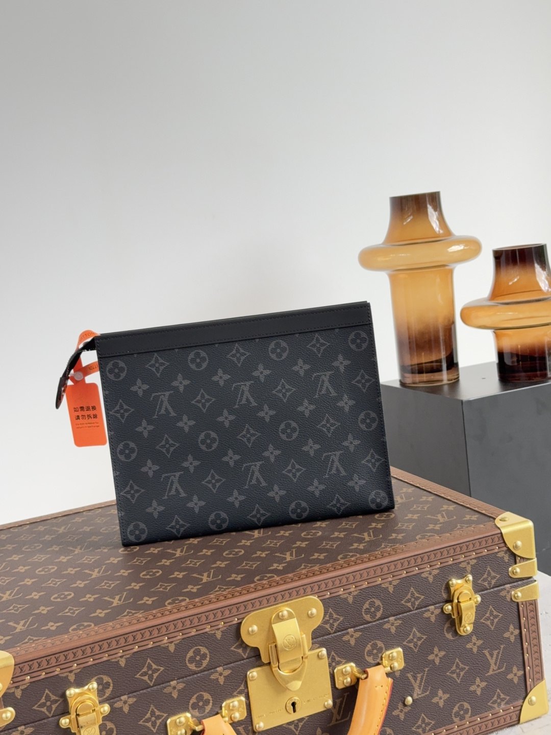 Louis Vuitton Pochette Voyage MM Men's Pouch