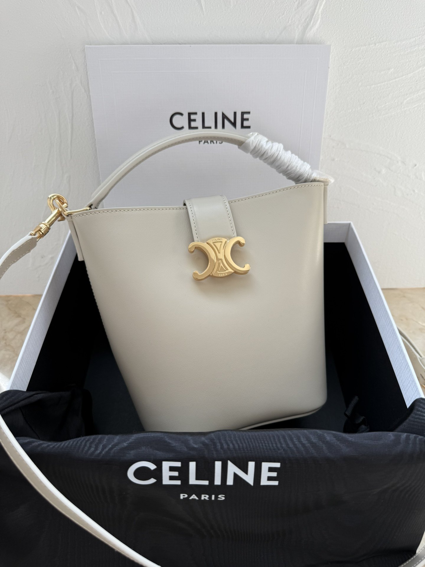 CELINE LOUISE Small Smooth Calfskin Women's Handbag