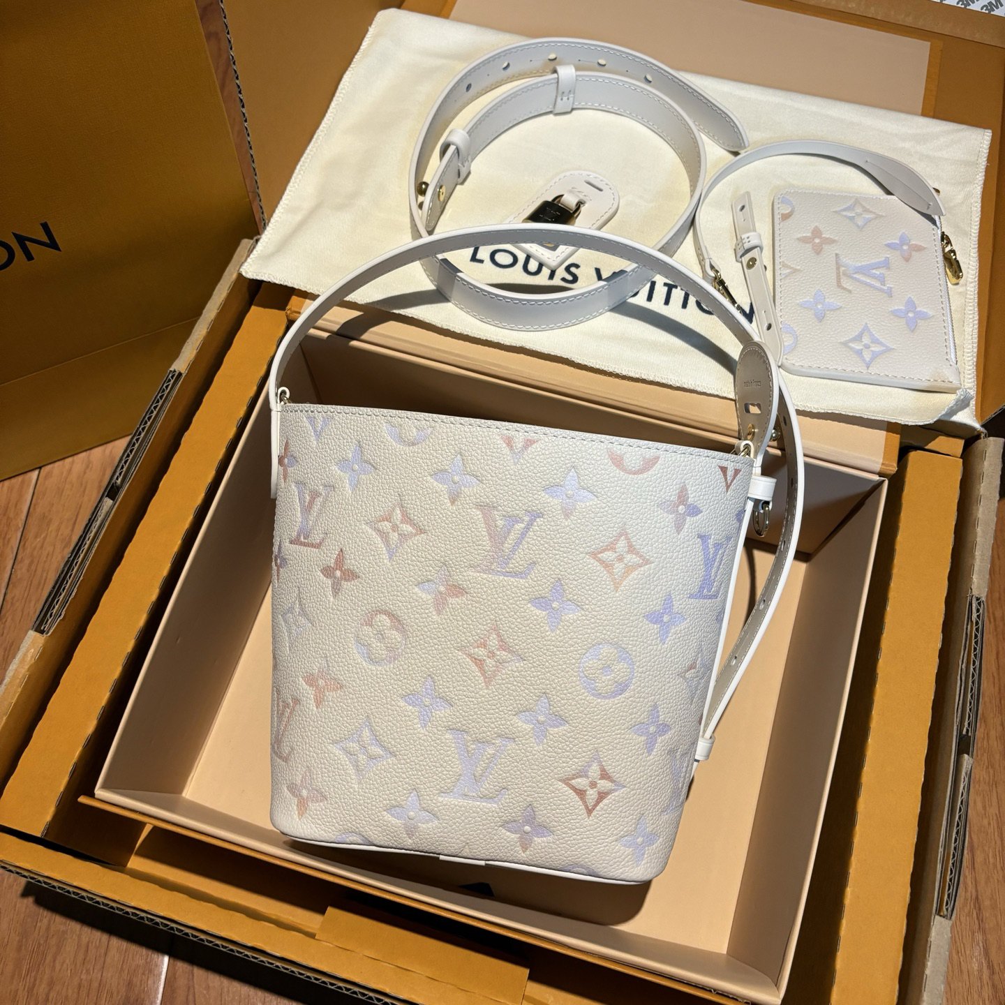 LV Dreamy Purple All In BB Bucket Crossbody Bag