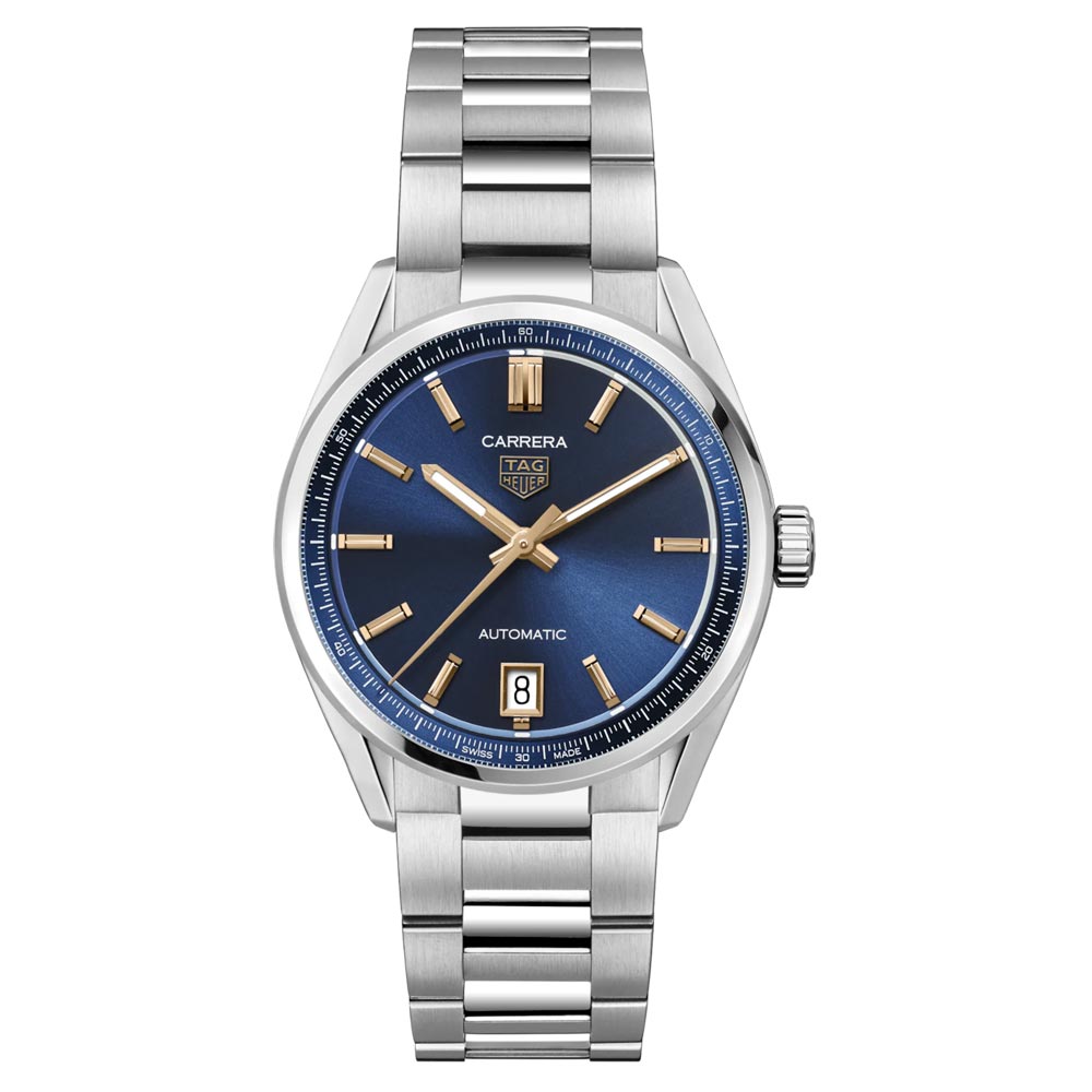 TAG Heuer Carrera Date 36mm Blue Dial Automatic Ladies Watch WBN2311 BA0001