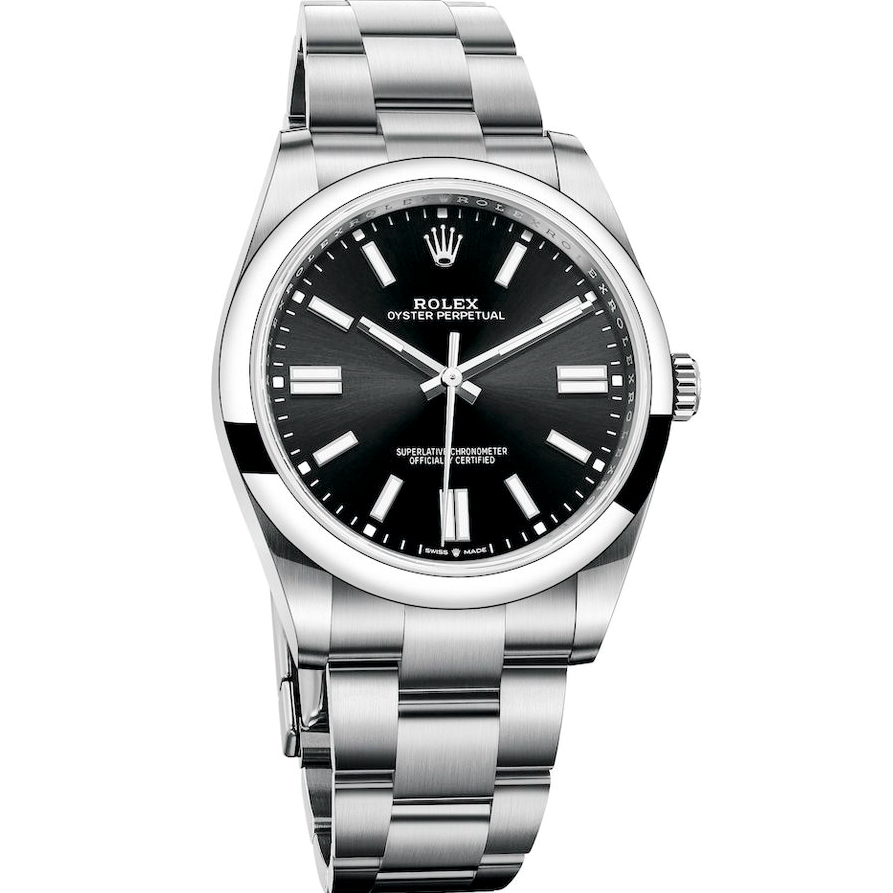 Rolex Oyster Perpetual 41 124300 Black Dial Watch