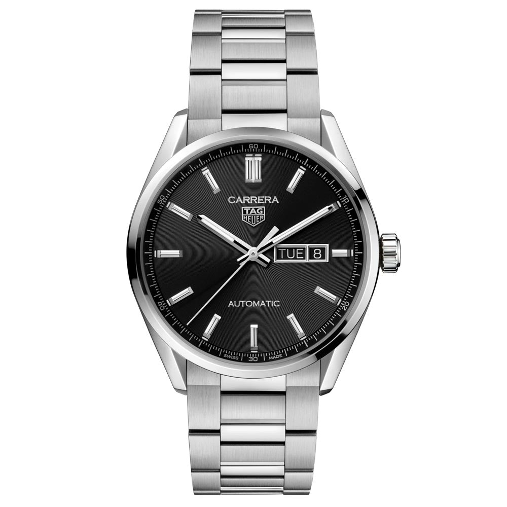 TAG Heuer Carrera Day Date 41mm Black Dial Automatic Gents Watch WBN2010 BA0640
