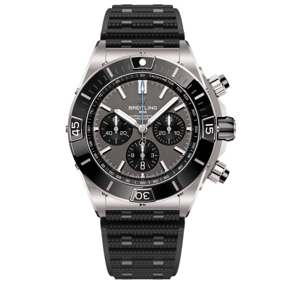 Breitling Super Chronomat B01 44mm Anthracite Dial Titanium Automatic Chronograph Gents Watch EB0136251M1S1