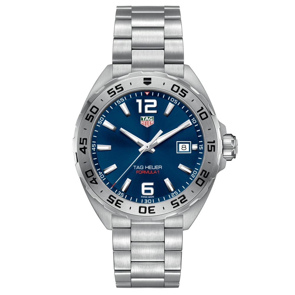TAG Heuer Formula 1 41mm Blue Dial Quartz Gents Watch WAZ1118 BA0875