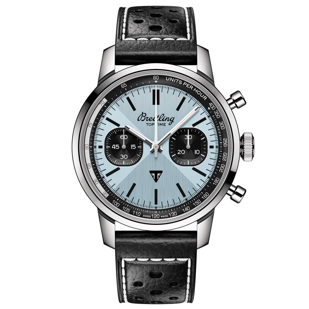 Breitling Top Time B01 Triumph 41mm Blue Dial Automatic Chronograph Gents Watch AB01764A1C1X1