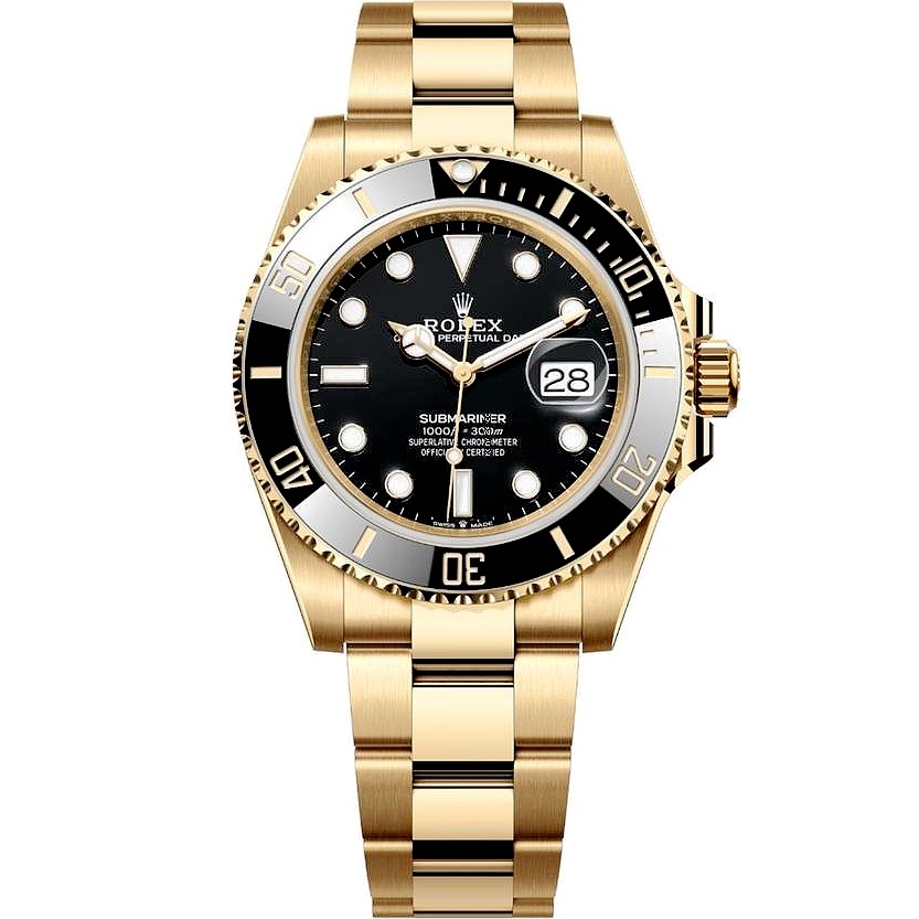 Rolex Submariner Yellow Gold Black Dial 126618LN