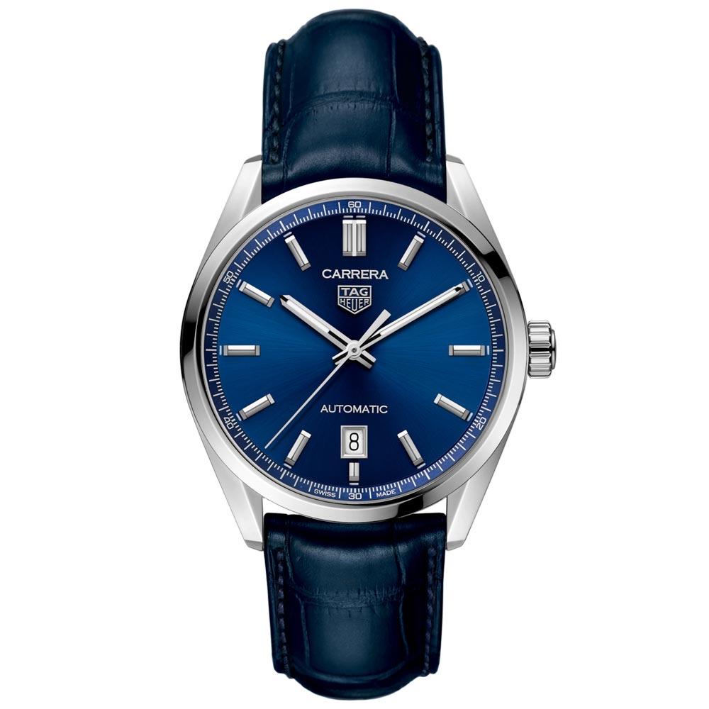 TAG Heuer Carrera 39mm Blue Dial Automatic Gents Watch WBN2112 FC6504