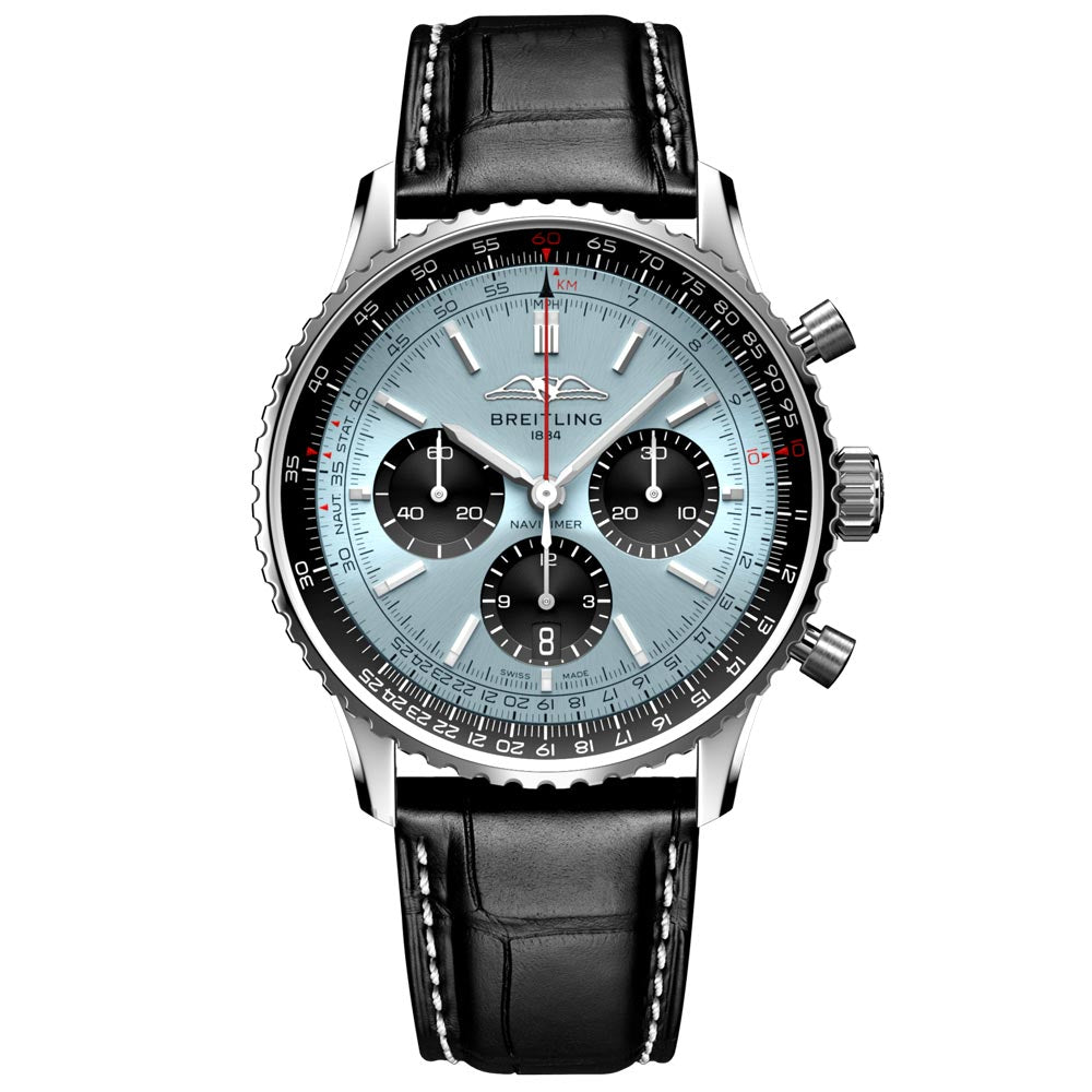 Breitling Navitimer B01 Chronograph 43mm Blue Dial Automatic Gents Watch AB0138241C1P1