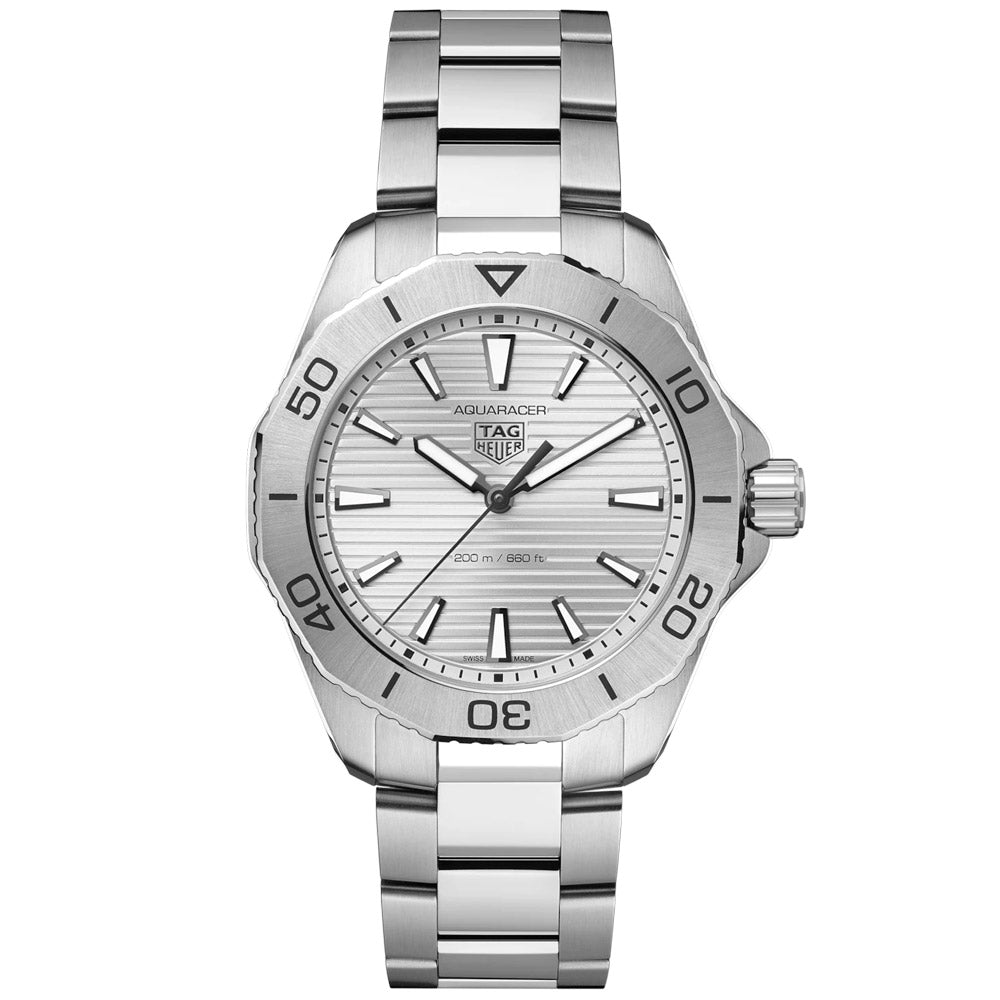 TAG Heuer Aquaracer Professional 200 40mm Silver Dial Quartz Gents Watch WBP1111 BA0627