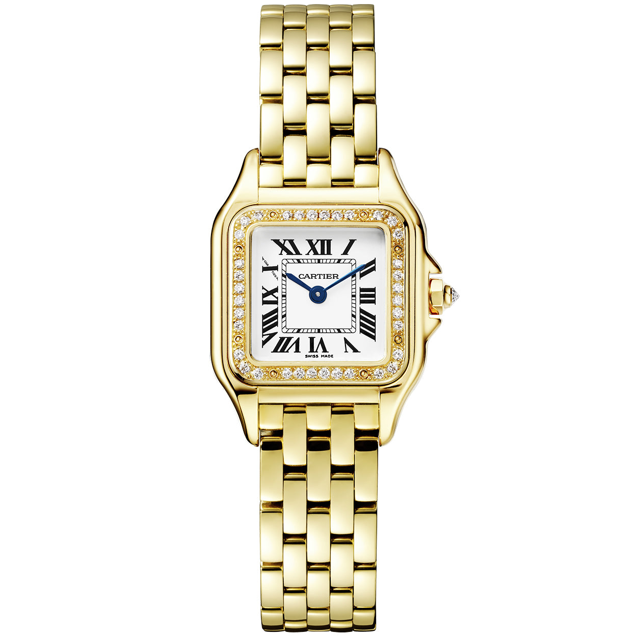 Panthere de Cartier Small 18ct Yellow Gold Diamond Set Watch