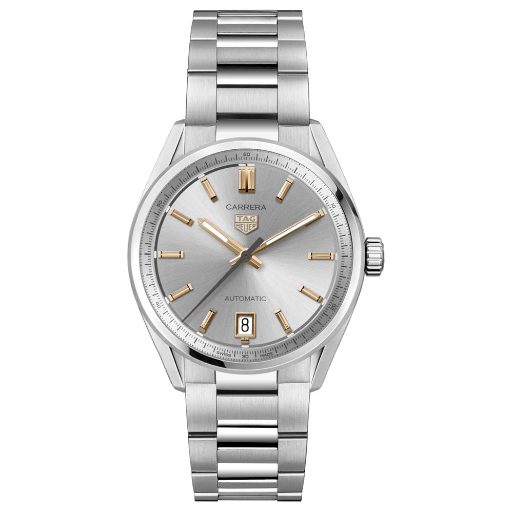 TAG Heuer Carrera Date 36mm Grey Dial Automatic Ladies Watch WBN2310 BA0001