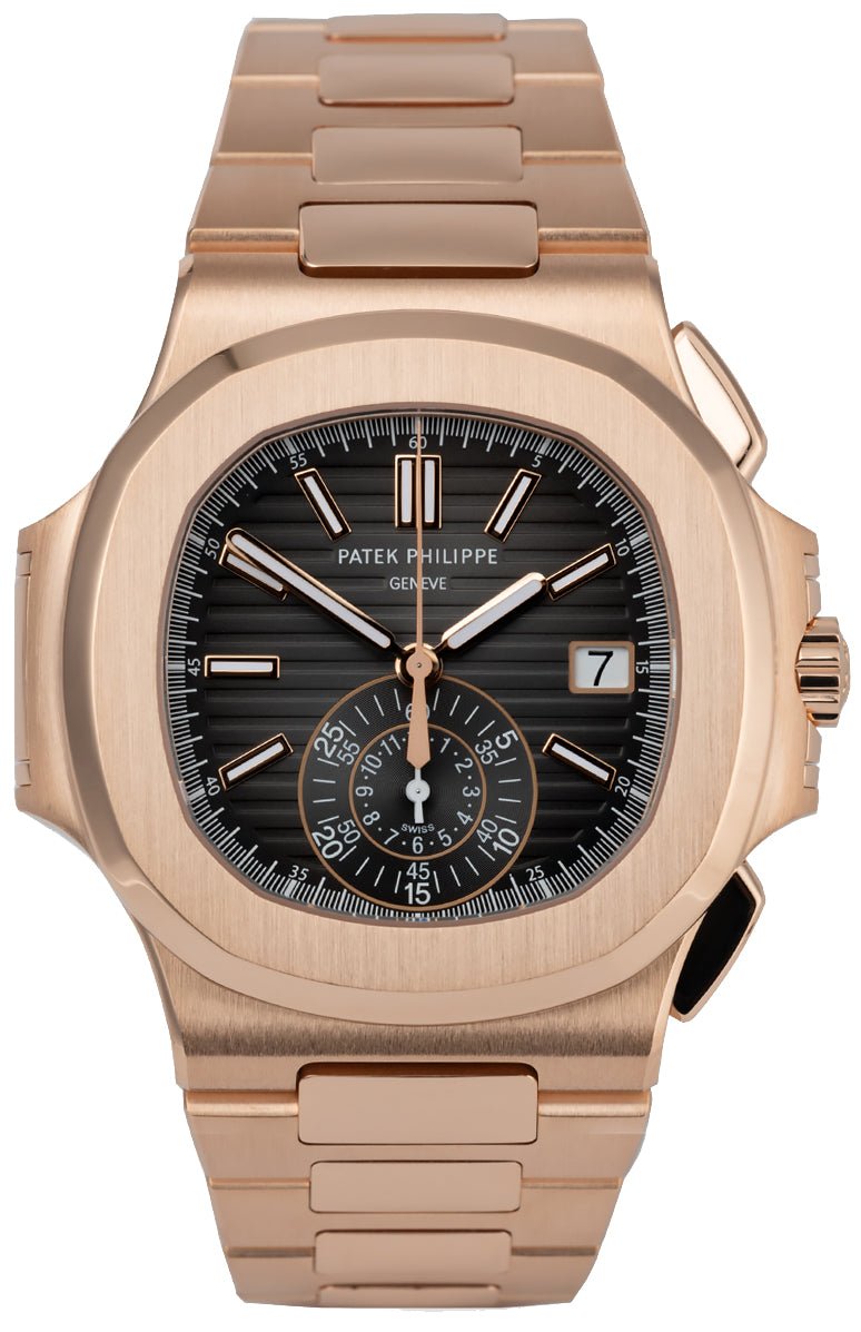 Patek Philippe Nautilus Rose Gold Black Gradient Dial Ref#59801R 001