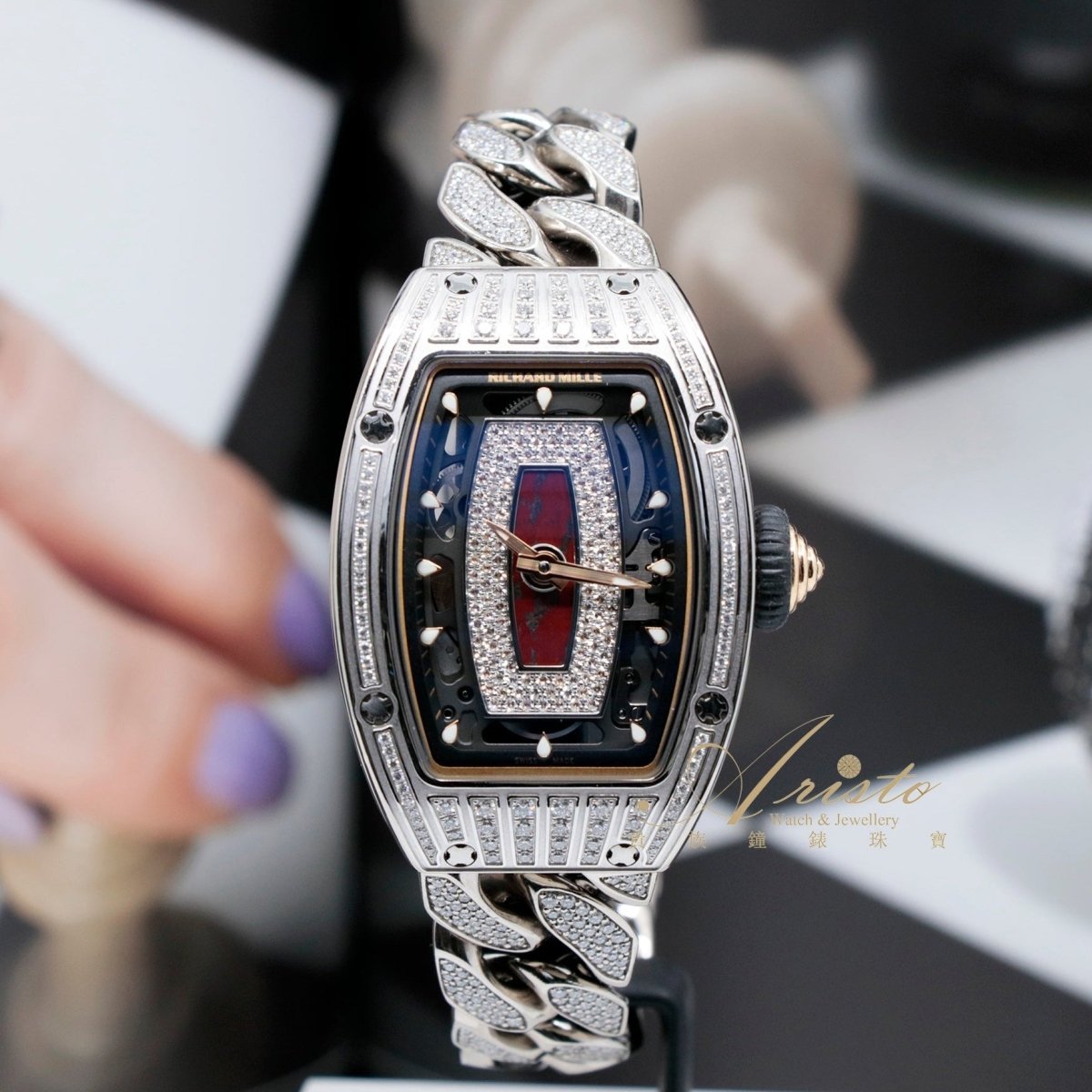 Richard Mille RM07 01 WG Mid Set Bracelet