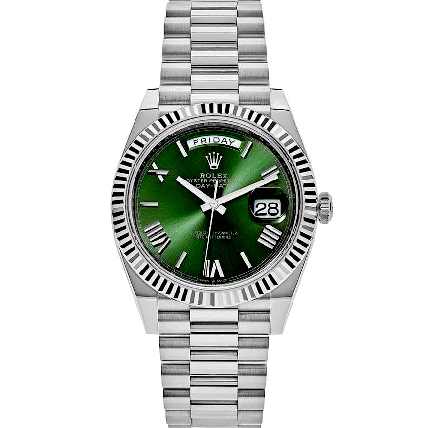 Rolex Day Date President 40mm Green Dial Watch 228239