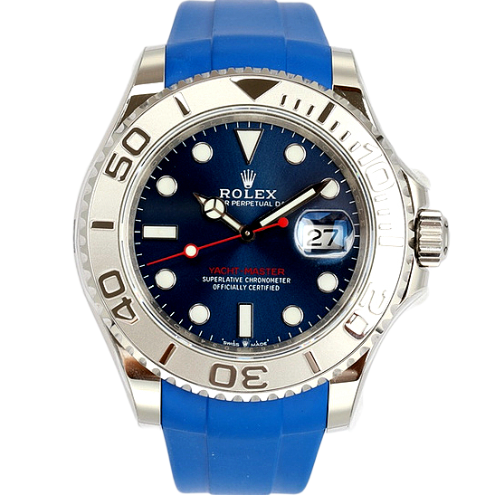 ROLEX Yacht Master 116655 Blue Oysterflex