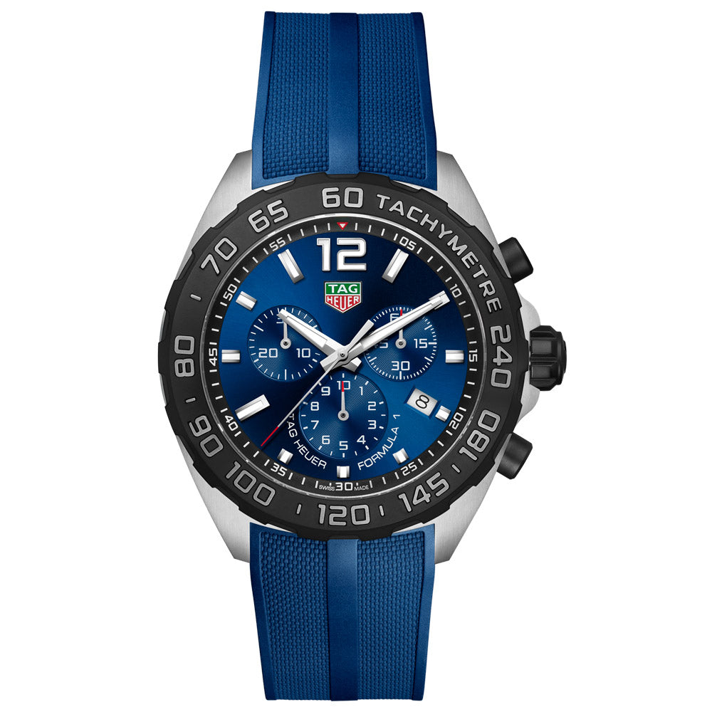 TAG Heuer Formula 1 43mm Blue Dial Quartz Chronograph Gents Watch CAZ101AV FT8077