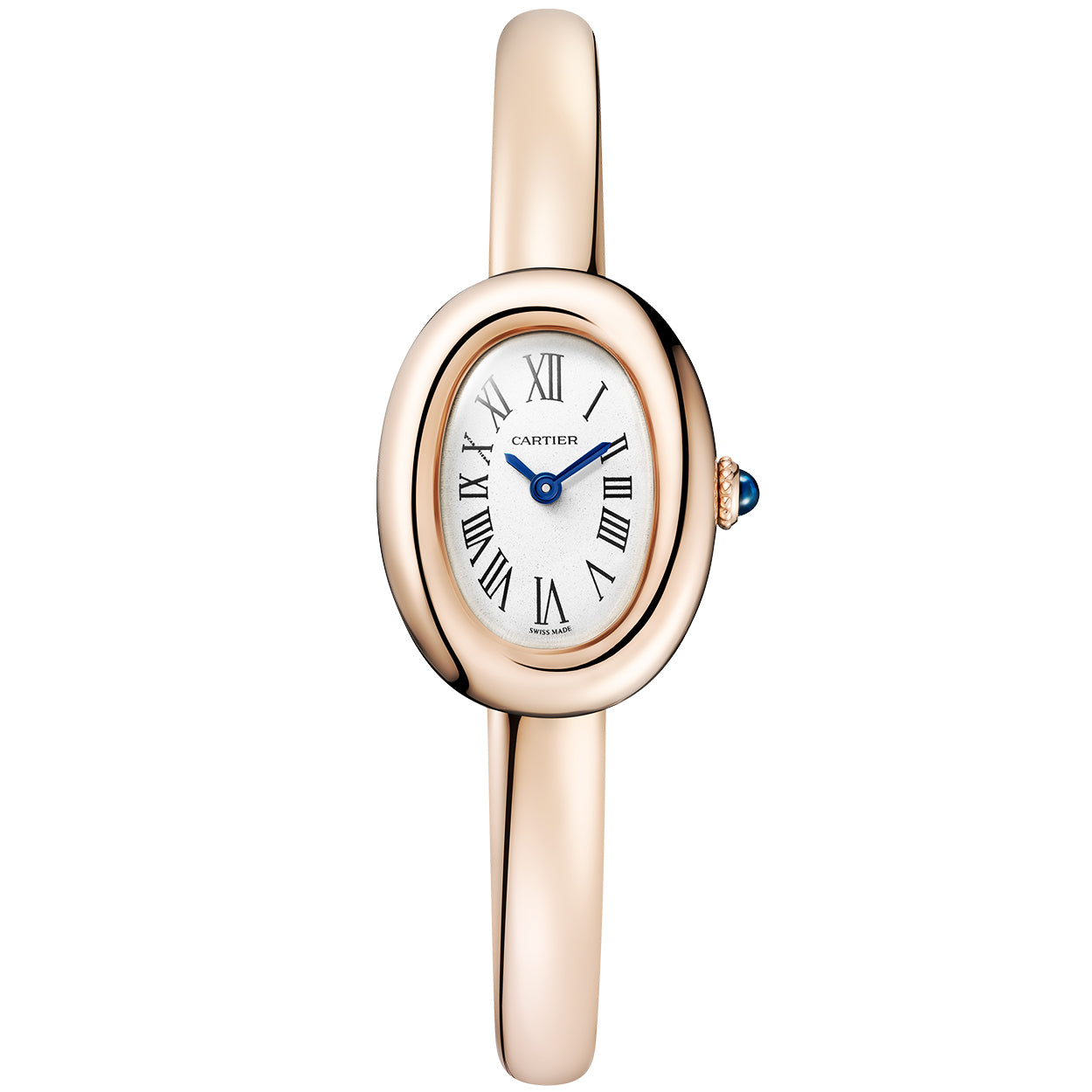Cartier Baignoire Mini Size 15 18ct Rose Gold Ladies Bangle Watch