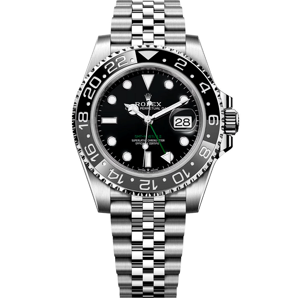 Rolex GMT Master II Bruce Wayne Watch 126710GRNR 0003