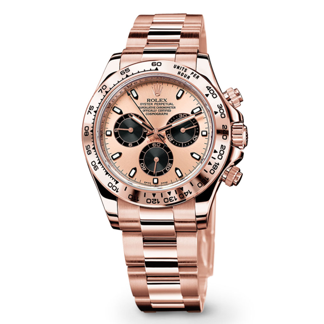 Rolex Cosmograph Daytona 18ct Everose Gold with Sundust Dial 116505
