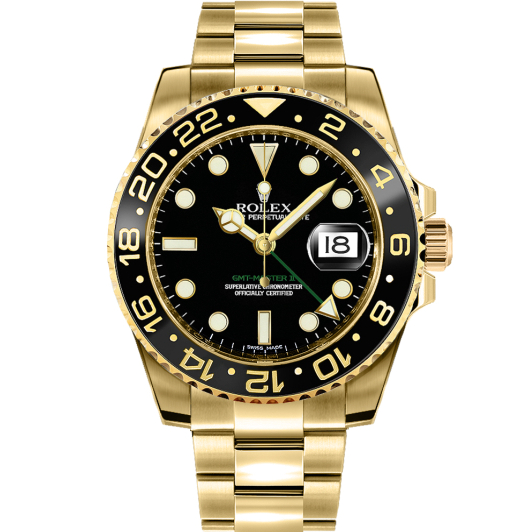 Rolex Perpetual GMT Master II Black Dial 116718ln Series