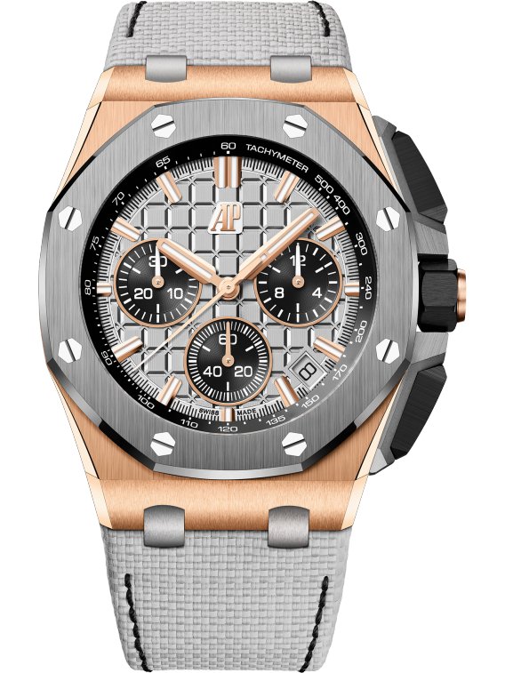 Audemars Piguet Royal Oak Offshore Chronograph 43mm 18k Rose Gold and Titanium Grey Dial