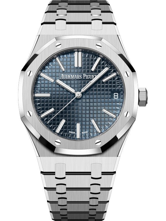 Audemars Piguet Royal Oak Selfwinding 50TH ANNIVERSARY BLUE DIAL STAINLESS STEEL 41MM