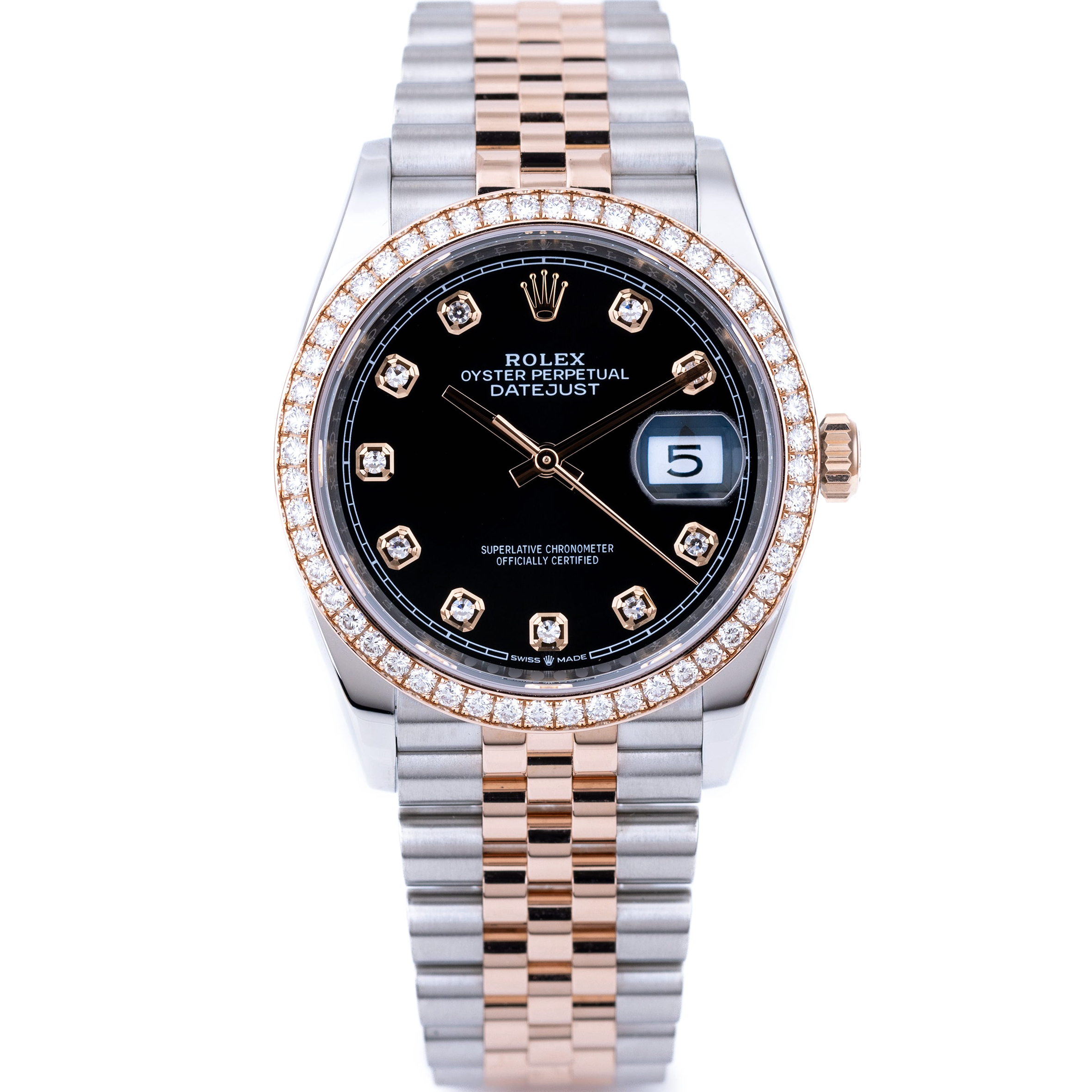 Rolex DateJust 31 126281RBR Stainless Steel 18k Rose Gold