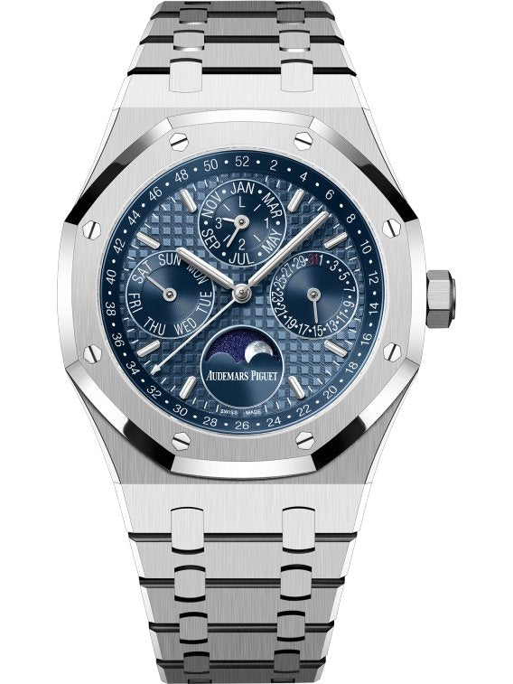 Audemars Piguet Royal Oak Perpetual Calendar Blue Dial Steel 41mm