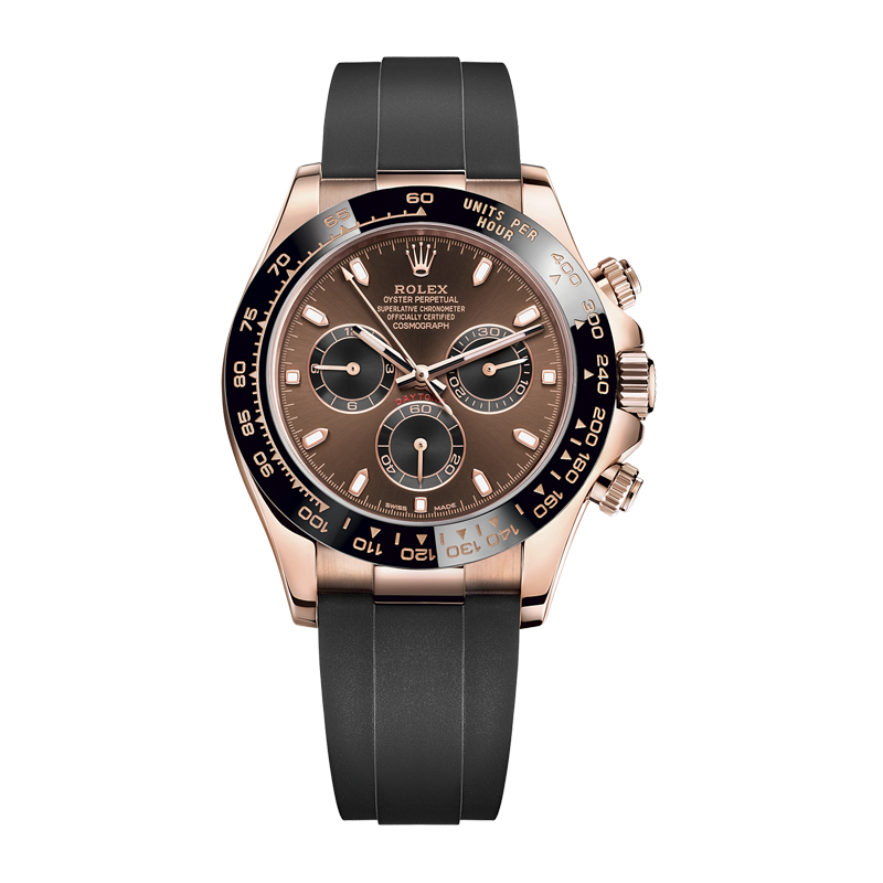 Rolex Cosmograph Daytona Everose Gold Chocolate Oysterflex M116515LN