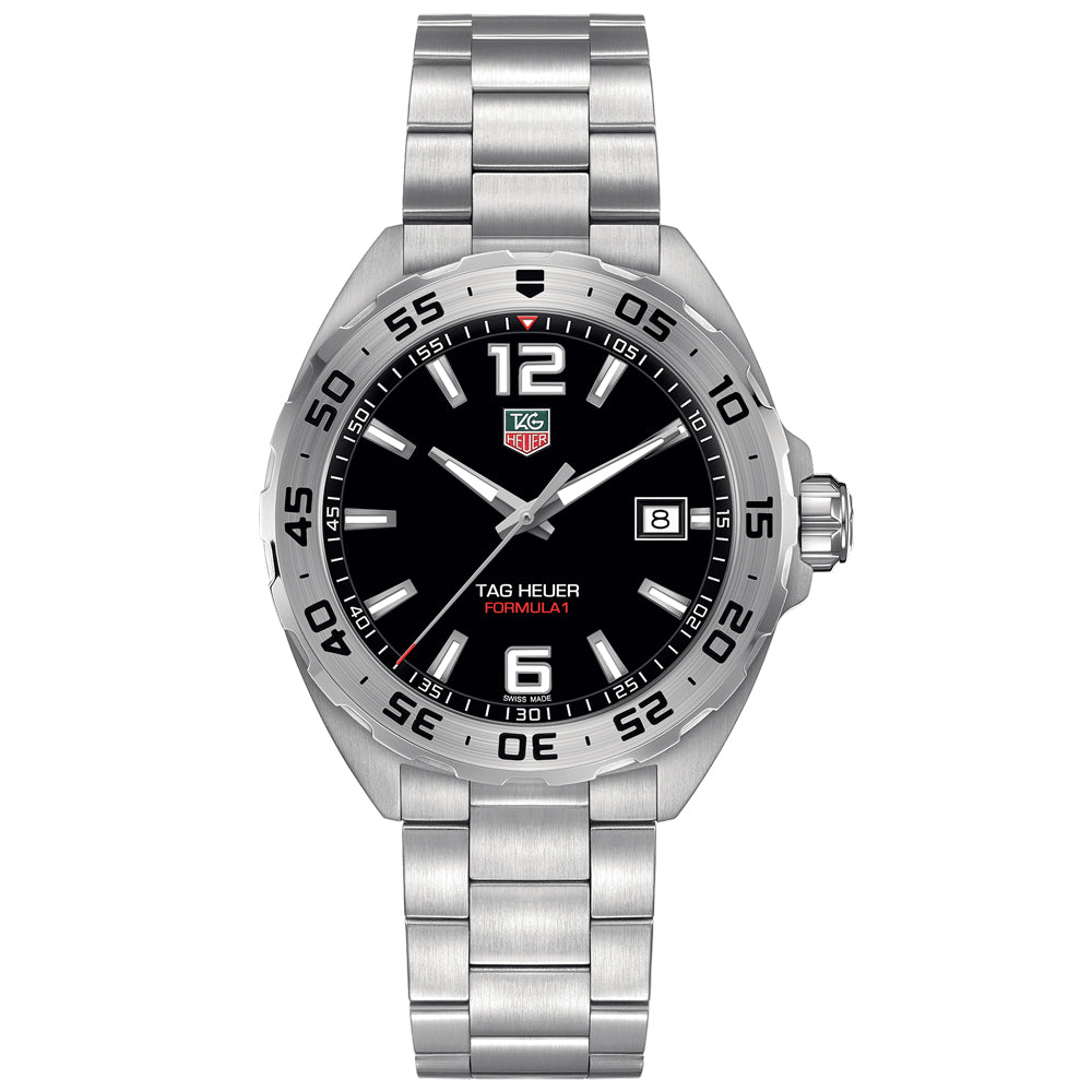 TAG Heuer Formula 1 41mm Black Dial Quartz Gents Watch WAZ1112 BA0875