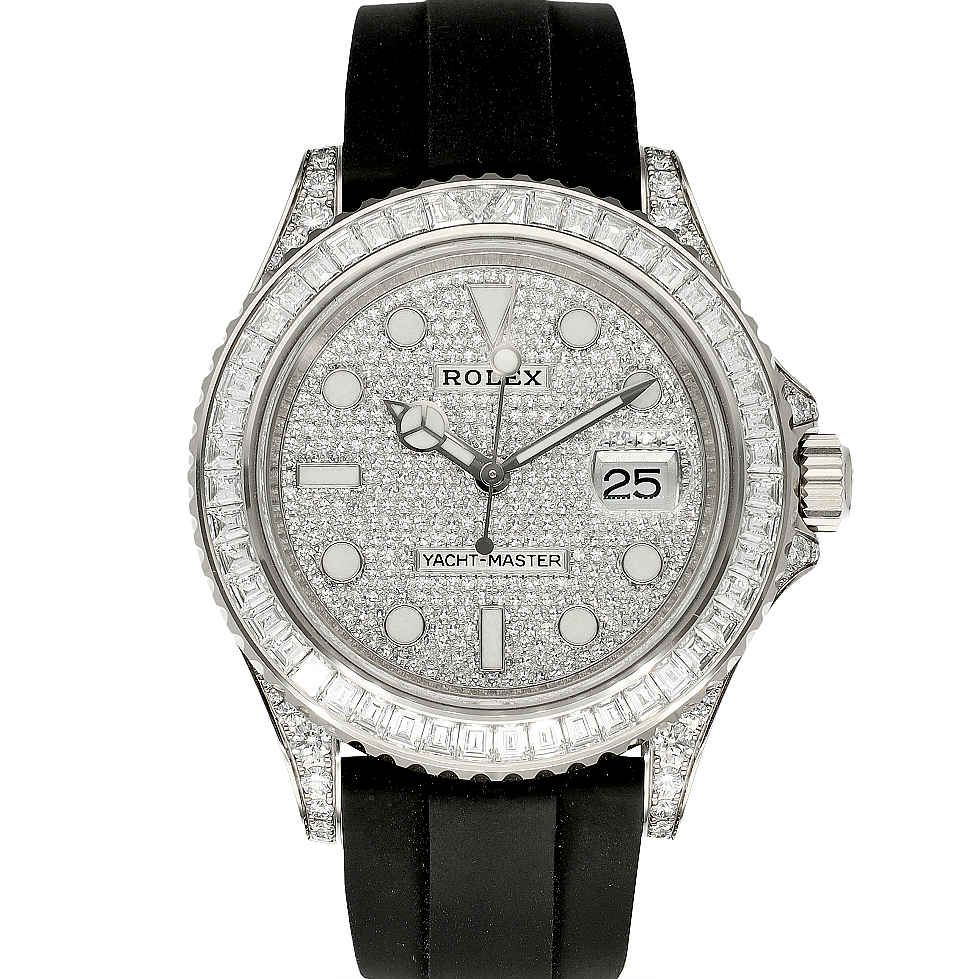 Rolex Yacht Master Diamond Iced Out Watch
