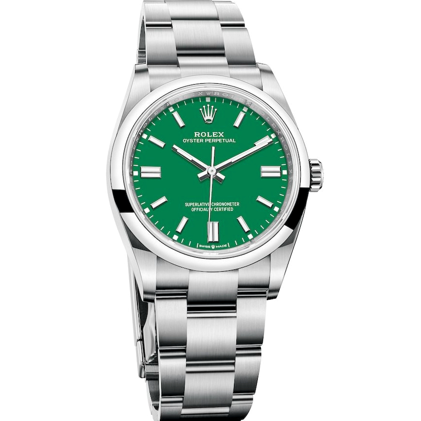 Rolex Oyster Perpetual 41 124300 Green