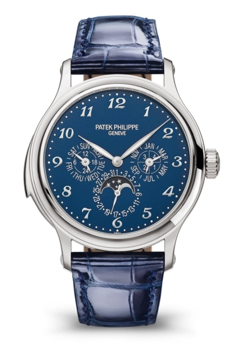 Patek Philippe Minute Repeater Perpetual Calendar Grande Complication White Gold Blue Dial 5374G 001