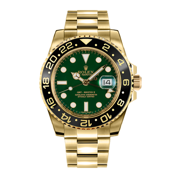 Rolex Perpetual GMT Master II Green Dial 116718ln Series