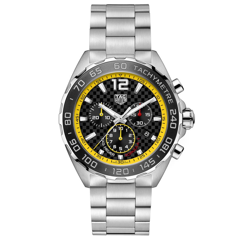 TAG Heuer Formula 1 43mm Black Dial Quartz Chronograph Gents Watch CAZ101AC BA0842
