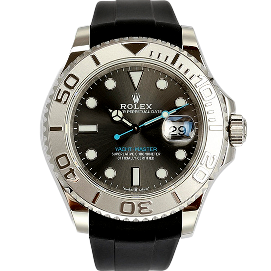 ROLEX Yacht Master 116655 Grey Oysterflex