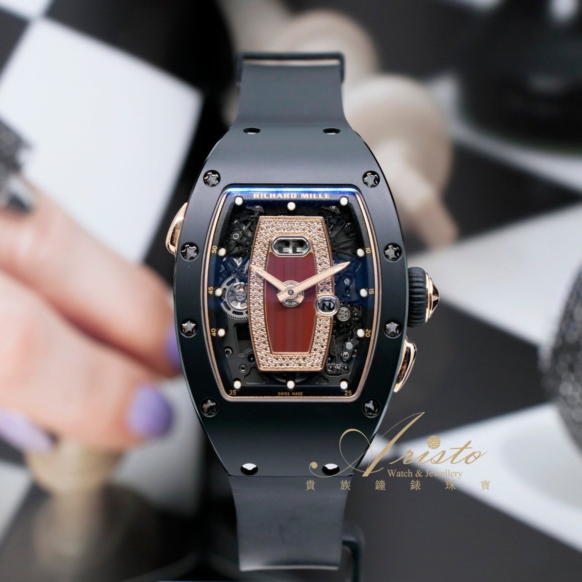 Richard Mille RM037 Black Ceramic Jasper