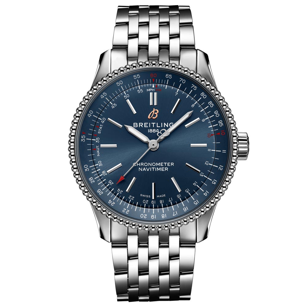 Breitling Navitimer 35mm Blue Dial Automatic Ladies Watch A17395161C1A1