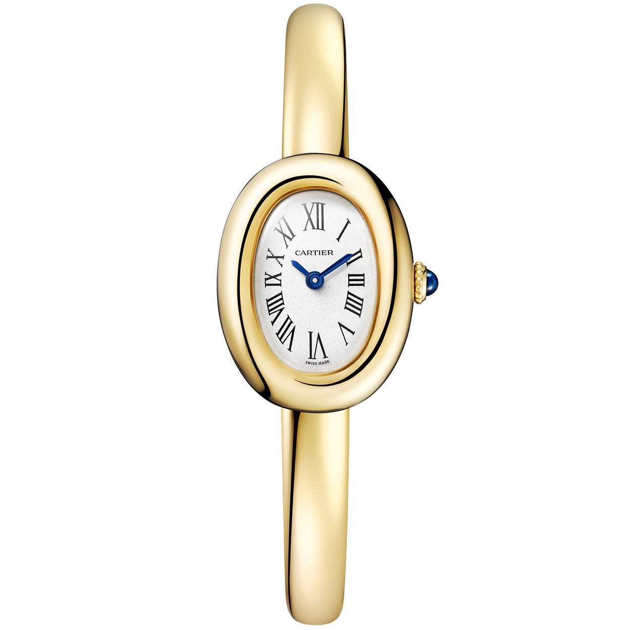 Cartier Baignoire Mini Size 15 18ct Yellow Gold Ladies Bangle Watch
