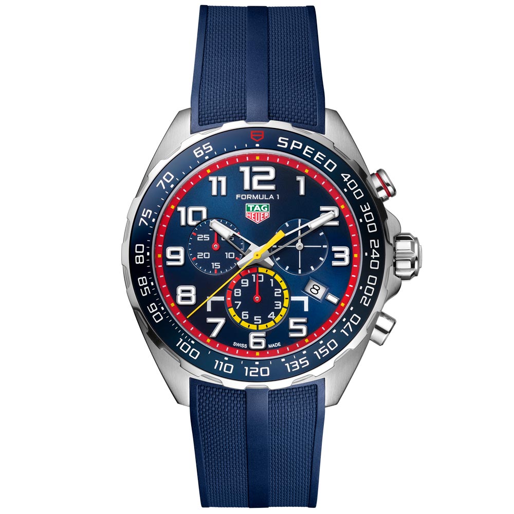TAG Heuer Formula 1 Red Bull Racing Special Edition 43mm Blue Dial Quartz Chronograph Gents Watch CAZ101AL FT8052
