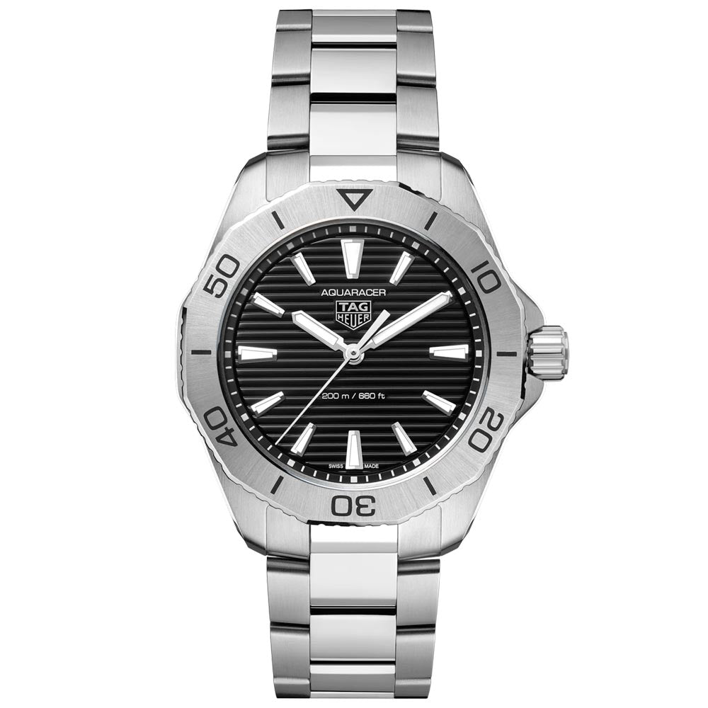 TAG Heuer Aquaracer Professional 200 Black Dial 40mm Quartz Gents Watch WBP1110 BA0627