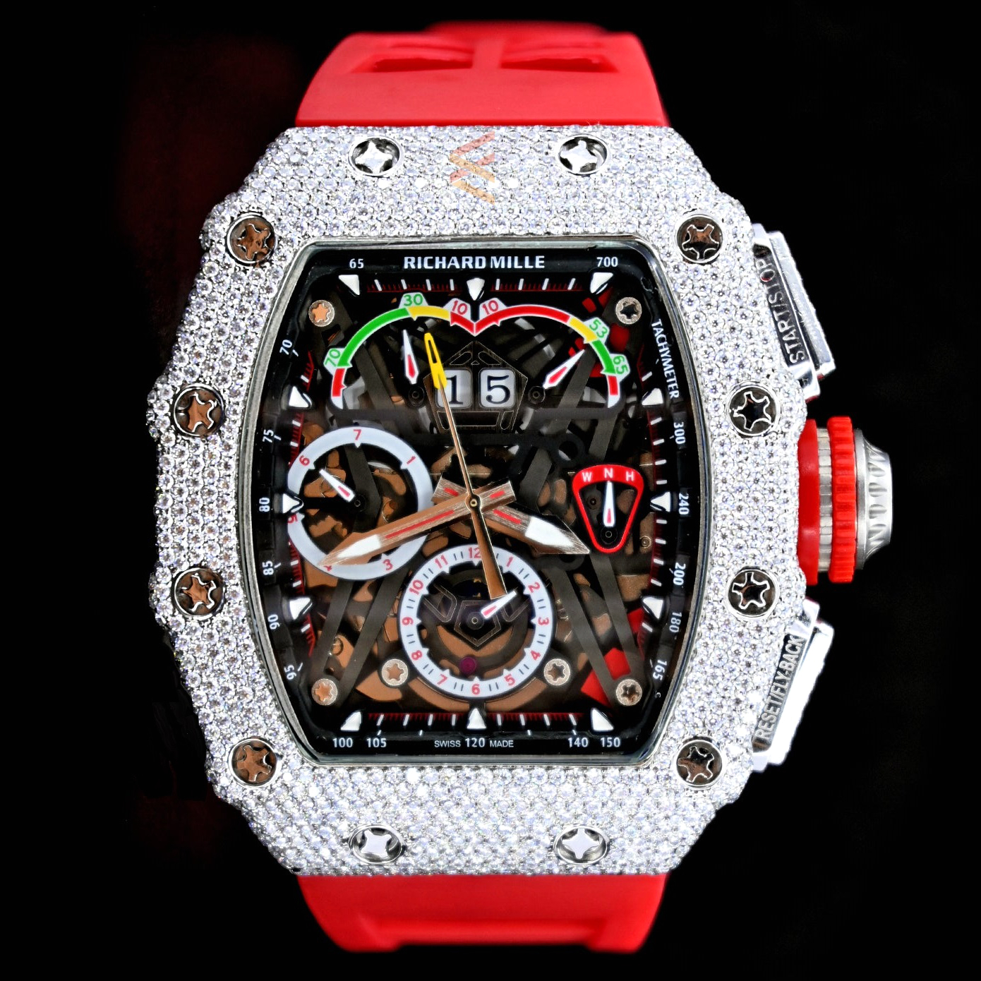 Richard Mille Iced Out RM-01 Watch